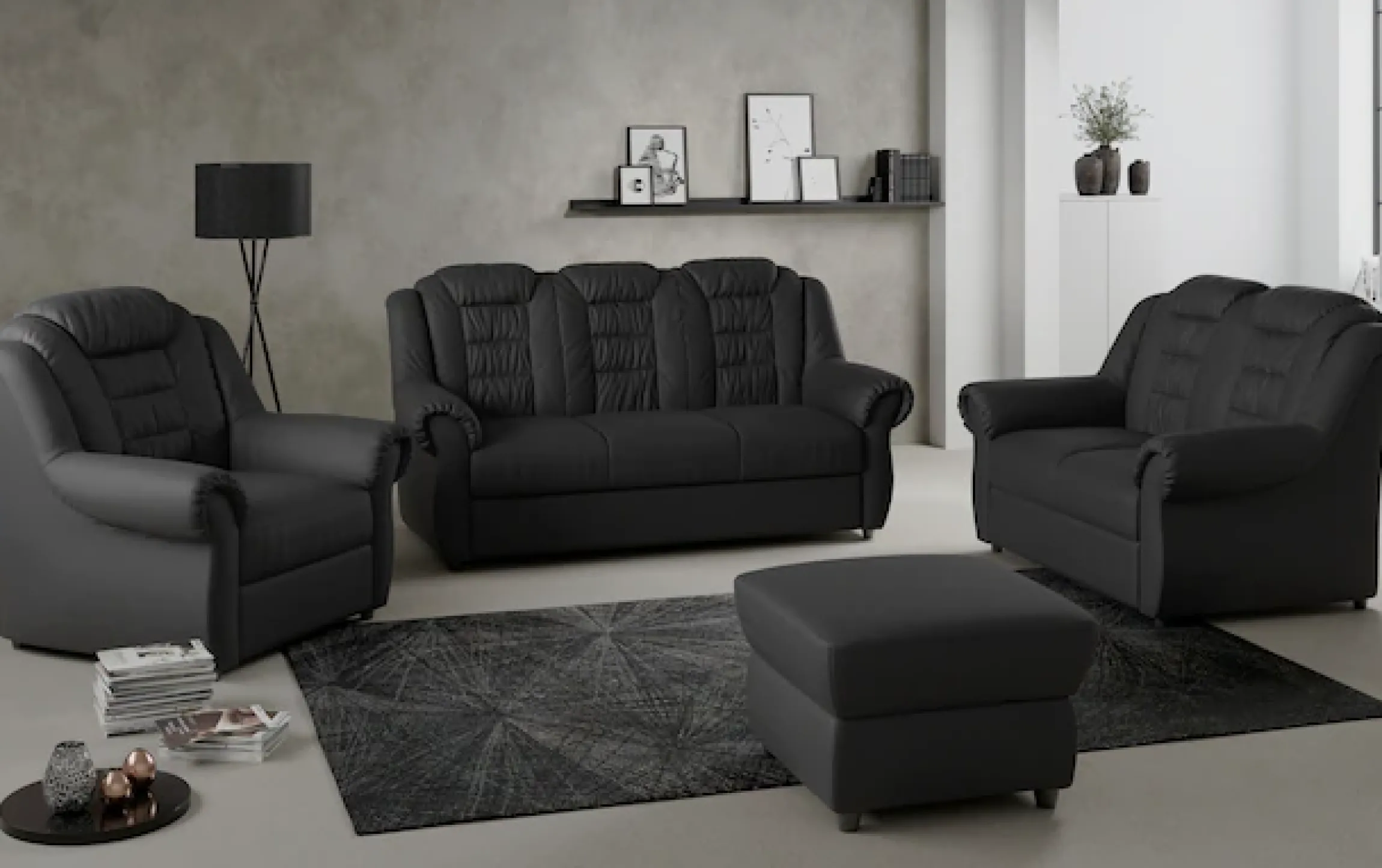 OTTO home 2-Sitzer »Boston« Sofa mit hoher Rückenlehne