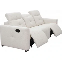 OTTO home 3-Sitzer »CAARLA Webstoff, Sofa, 224 cm, man. o. elektr. Relaxfunktion (USB)« mit USB-A und USB-C bei elektrischer Ausführung, Kopfteilverstellung