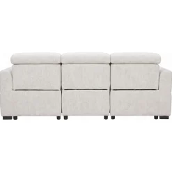OTTO home 3-Sitzer »CAARLA Webstoff, Sofa, 224 cm, man. o. elektr. Relaxfunktion (USB)« mit USB-A und USB-C bei elektrischer Ausführung, Kopfteilverstellung