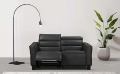 OTTO home 2-Sitzer »Carpari Lederoptik, 162 cm, man./elektr. Relaxfunktion« (USB A/C), sowie Kopfteilverstellung
