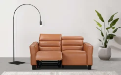 OTTO home 2-Sitzer »Carpari Naturleder, 162 cm, man./elektr. Relaxfunktion« (USB A/C), sowie Kopfteilverstellung