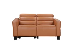 OTTO home 2-Sitzer »Carpari Naturleder, 162 cm, man./elektr. Relaxfunktion« (USB A/C), sowie Kopfteilverstellung