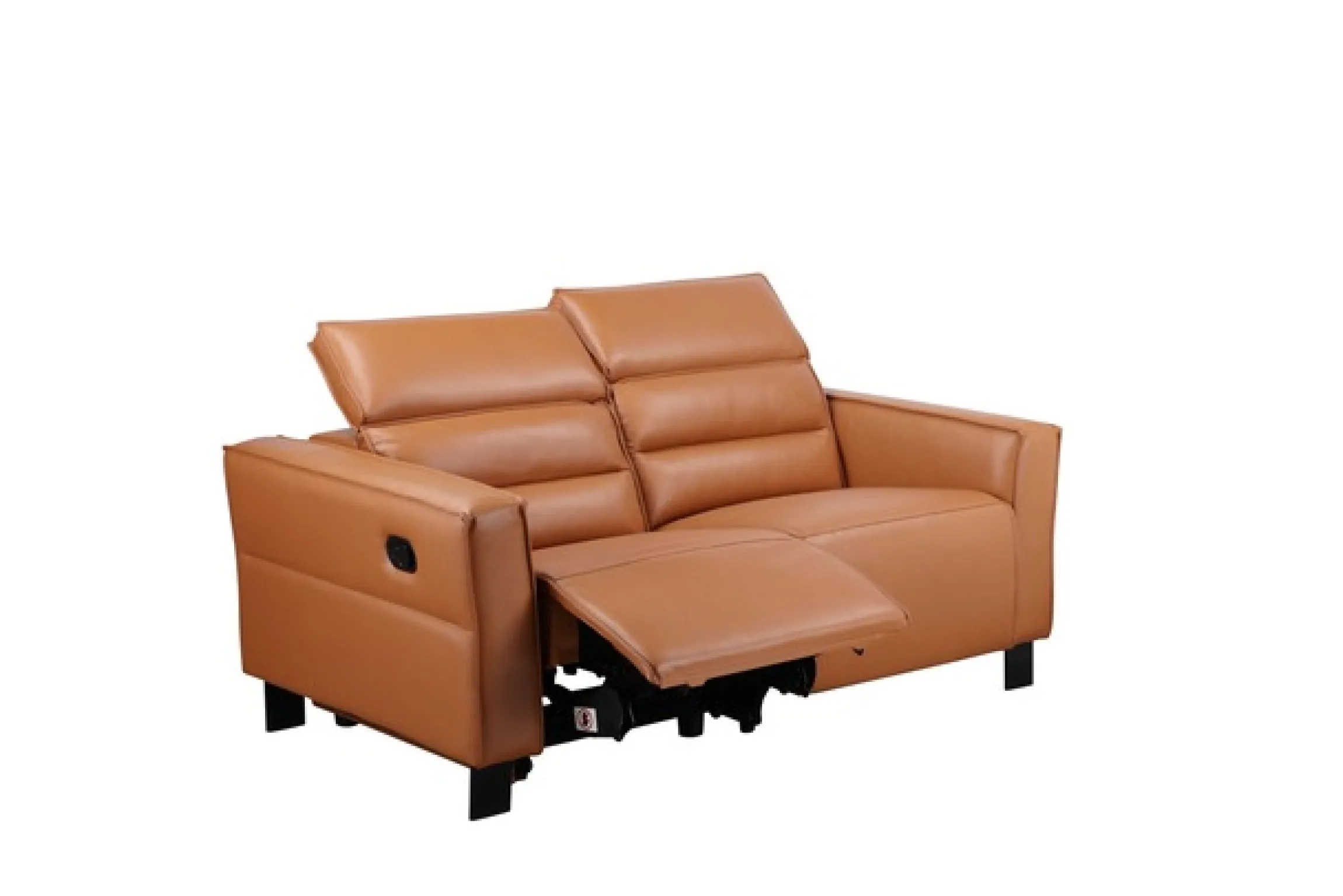 OTTO home 2-Sitzer »Carpari Naturleder, 162 cm, man./elektr. Relaxfunktion« (USB A/C), sowie Kopfteilverstellung