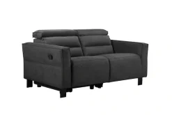 OTTO home 2-Sitzer »Carpari Webstoff, 162 cm, man./elektr. Relaxfunktion« (USB A/C), sowie Kopfteilverstellung