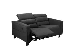 OTTO home 2-Sitzer »Carpari Webstoff, 162 cm, man./elektr. Relaxfunktion« (USB A/C), sowie Kopfteilverstellung