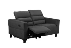 OTTO home 2-Sitzer »Carpari Webstoff, 162 cm, man./elektr. Relaxfunktion« (USB A/C), sowie Kopfteilverstellung