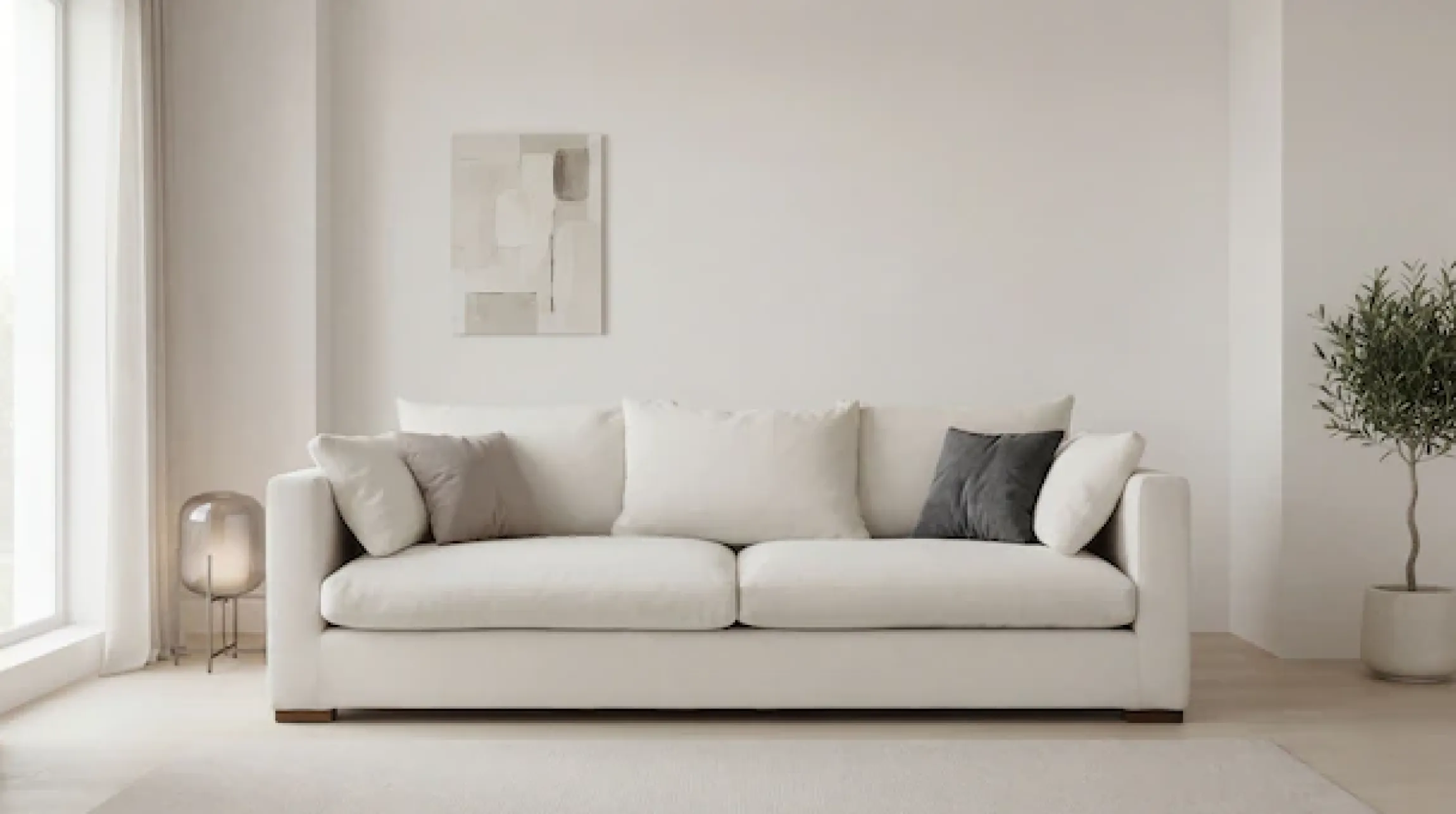 OTTO home 2,5-Sitzer »Comfy« extra weich und kuschelig, Füllung mit Federn und Daunen