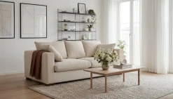 OTTO home 2-Sitzer »Comfy« extra weich und kuschelig, Füllung mit Federn und Daunen