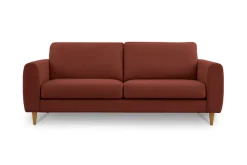 OTTO home 3-Sitzer »Finnian« 212 cm, Chenille, elegante Massivholzfüße