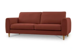 OTTO home 3-Sitzer »Finnian« 212 cm, Chenille, elegante Massivholzfüße