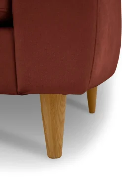 OTTO home 3-Sitzer »Finnian« 212 cm, Chenille, elegante Massivholzfüße