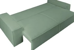 OTTO home 3-Sitzer »FINNLEY Bouclé, Schlafsofa 257 cm - OTTO. Verlässliche Qualität.« mit Bettkasten, in Bouclé, Struktur fein und Mega Cord