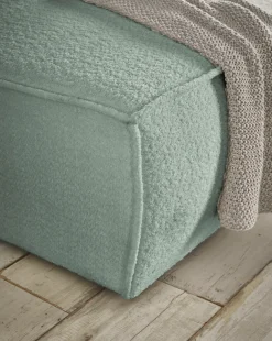 OTTO home 3-Sitzer »FINNLEY Bouclé, Schlafsofa 257 cm - OTTO. Verlässliche Qualität.« mit Bettkasten, in Bouclé, Struktur fein und Mega Cord