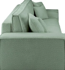 OTTO home 3-Sitzer »FINNLEY Bouclé, Schlafsofa 257 cm - OTTO. Verlässliche Qualität.« mit Bettkasten, in Bouclé, Struktur fein und Mega Cord