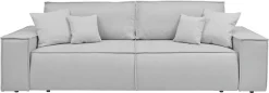 OTTO home 3-Sitzer »FINNLEY Struktur fein, Schlafsofa 257 cm« mit Bettkasten, in Bouclé, Struktur fein und Mega Cord