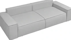 OTTO home 3-Sitzer »FINNLEY Struktur fein, Schlafsofa 257 cm« mit Bettkasten, in Bouclé, Struktur fein und Mega Cord