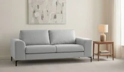 OTTO home 2,5-Sitzer »Henry, Kompaktsofa, Breite 214 cm« mit Metallbeinen, Wellenunterfederung, wasserabweisender Stoff