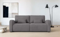 OTTO home 3-Sitzer »JIGGS wahlweise Schlafsofa mit Bettkasten, Maße B/H/T: 228/96/110 cm« Sofa mit Wellenunterfederung, enthält 2 Rückenkissen und 2 Zierkissen