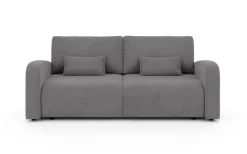OTTO home 3-Sitzer »JIGGS wahlweise Schlafsofa mit Bettkasten, Maße B/H/T: 228/96/110 cm« Sofa mit Wellenunterfederung, enthält 2 Rückenkissen und 2 Zierkissen