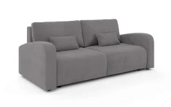 OTTO home 3-Sitzer »JIGGS wahlweise Schlafsofa mit Bettkasten, Maße B/H/T: 228/96/110 cm« Sofa mit Wellenunterfederung, enthält 2 Rückenkissen und 2 Zierkissen