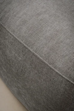 OTTO home 2,5-Sitzer »Kaarl, rundes Loungesofa, Sofa mit Kissen, perfekt gepolstert« Webstoff, in fünf Farben, zeitloses Design, inkl. 5 Rückenkissen