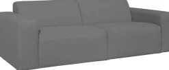 OTTO home 3-Sitzer »Koa, 228 cm, Modulsofa in Cord, Chenille, Struktur, Webstoff« Designsofa, weicher Lounge-Sitzkomfort, Welleunterfederung, bodentief