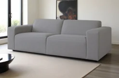 OTTO home 3-Sitzer »Koa, 228 cm, Modulsofa in Cord, Chenille, Struktur, Webstoff« Designsofa, weicher Lounge-Sitzkomfort, Welleunterfederung, bodentief