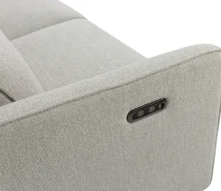 OTTO home 2-Sitzer »KYLLY XXL 208 cm - OTTO. Verlässliche Qualität.« elektr. Relaxfunktion, verstellb. Kopfteil, USB, Federkern, Struktur