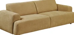 OTTO home 2,5-Sitzer »Linkka, Breite 217 cm« in einem weichen Chenille-Stoff, mit Wellenunterfederung