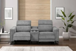 OTTO home 2-Sitzer »LUND Cord, Relaxfunktion, TV-Sessel, manuell/elektrisch (USB-A)« m. elektrischer o. manueller Relaxfunktion, Getränkehalter u. Staufach