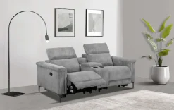 OTTO home 2-Sitzer »LUND Cord, Relaxfunktion, TV-Sessel, manuell/elektrisch (USB-A)« m. elektrischer o. manueller Relaxfunktion, Getränkehalter u. Staufach