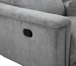 OTTO home 2-Sitzer »LUND Cord, Relaxfunktion, TV-Sessel, manuell/elektrisch (USB-A)« m. elektrischer o. manueller Relaxfunktion, Getränkehalter u. Staufach