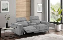 OTTO home 2-Sitzer »LUND Cord, Relaxfunktion, TV-Sessel, manuell/elektrisch (USB-A)« m. elektrischer o. manueller Relaxfunktion, Getränkehalter u. Staufach