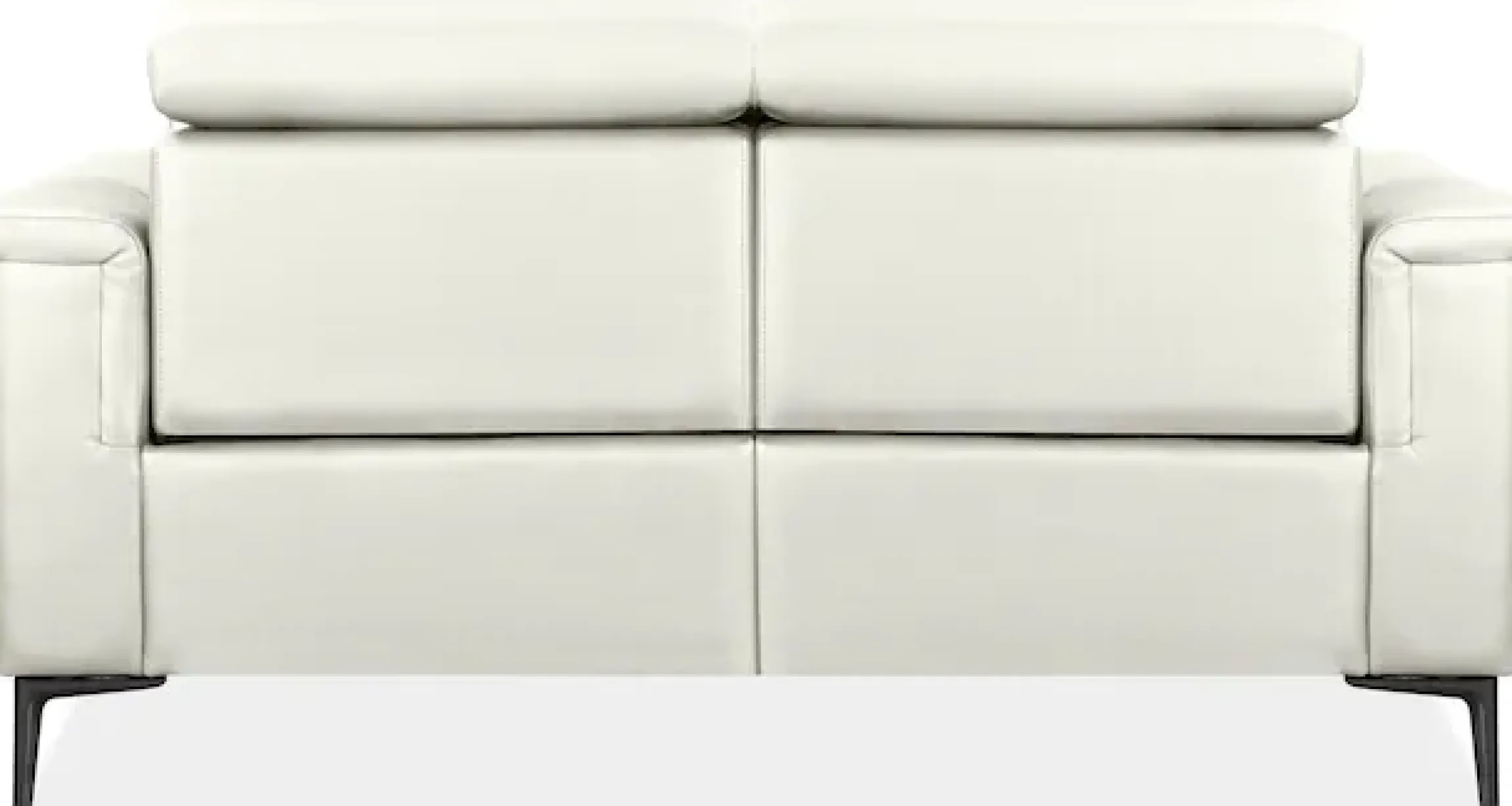 OTTO home 2-Sitzer »LUND Lederoptik, 160 cm, mit Relaxfunktion und Kopfteilverstellung« manuell od. elektrisch (m.USB-A), Federkern und Kopfteilverstellung