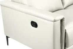 OTTO home 2-Sitzer »LUND Lederoptik, 160 cm, mit Relaxfunktion und Kopfteilverstellung« manuell od. elektrisch (m.USB-A), Federkern und Kopfteilverstellung