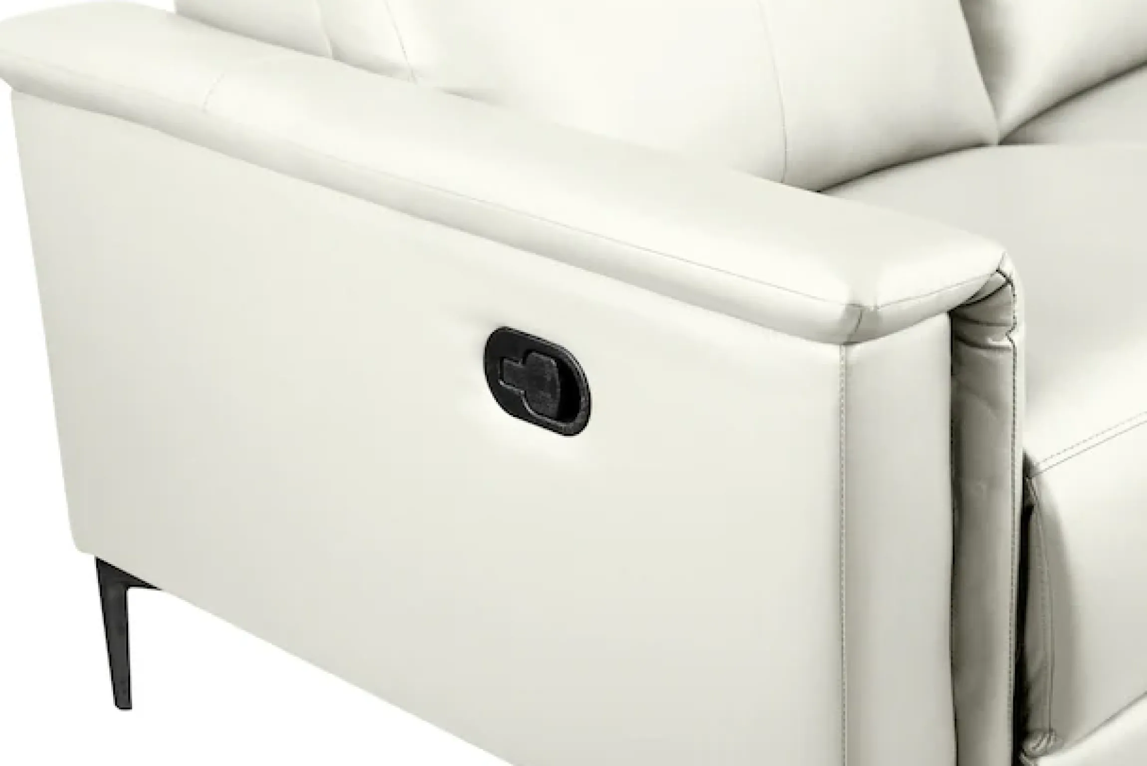 OTTO home 2-Sitzer »LUND Lederoptik, 160 cm, mit Relaxfunktion und Kopfteilverstellung« manuell od. elektrisch (m.USB-A), Federkern und Kopfteilverstellung