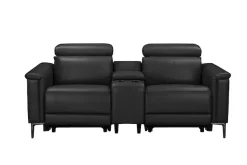 OTTO home 2-Sitzer »LUND, Naturleder, Kinosofa, Relaxfunktion, TV-Sessel, man./elektrisch« elektr. mit USB-A, Kopfteilverstellung, Getränhalter u. Staufach