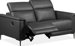 OTTO home 2-Sitzer »LUND,Naturleder, 160 cm, mit Relaxfunktion und Kopfteilverstellung« manuell od. elektrisch (m.USB-A), Federkern und Kopfteilverstellung