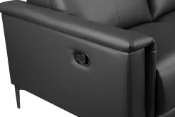 OTTO home 2-Sitzer »LUND,Naturleder, 160 cm, mit Relaxfunktion und Kopfteilverstellung« manuell od. elektrisch (m.USB-A), Federkern und Kopfteilverstellung