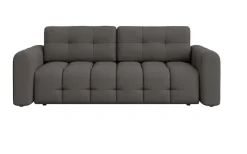 OTTO home 3-Sitzer »Manilla, wahlweise mit Bettfunktion, B/T/H 265/117/91 cm« mit Wellenunterfederung, in verschiedenen Materialien und Farben