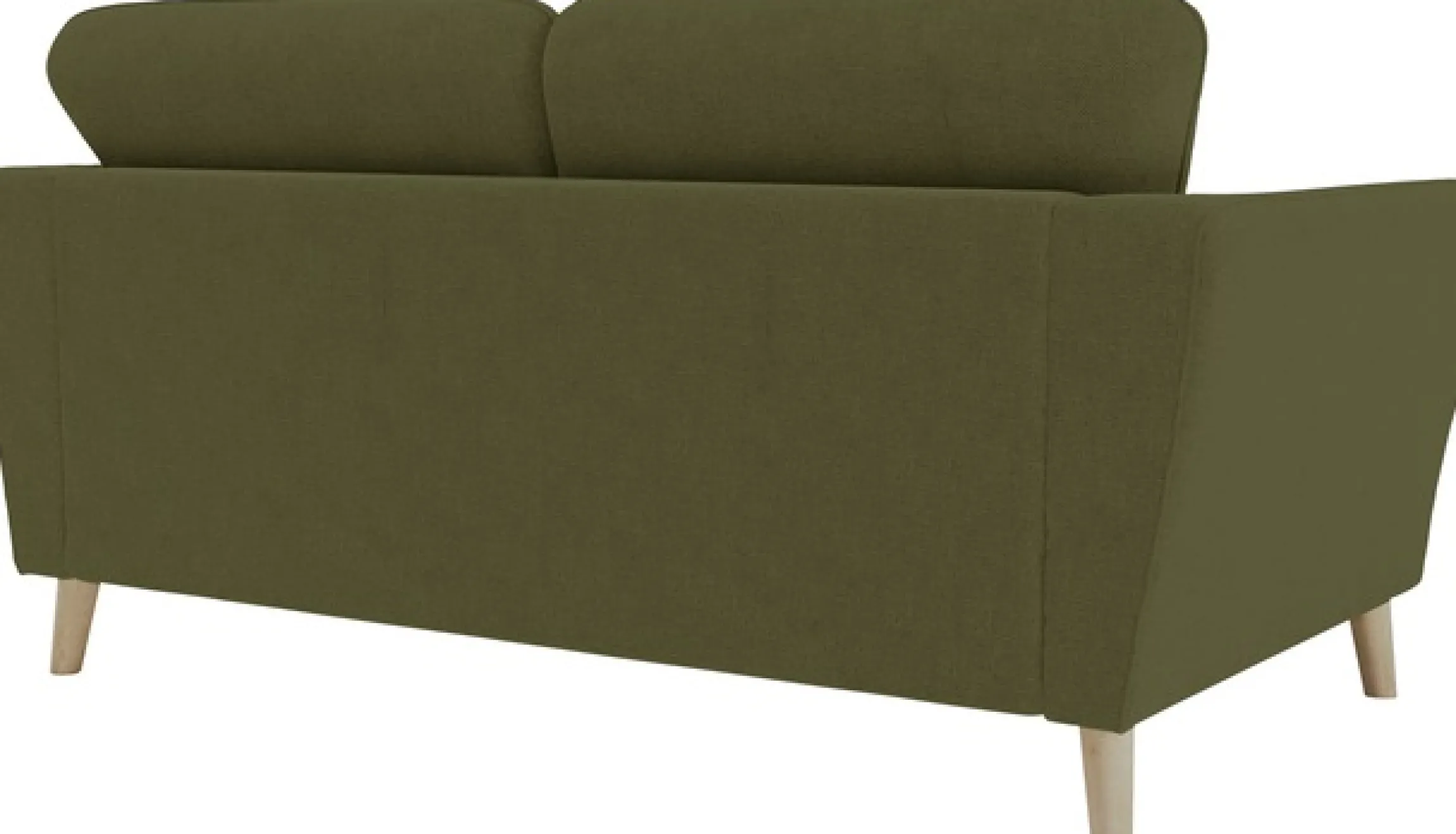 OTTO home 2-Sitzer »MARSEILLE Kompaktsofa 170 cm, Cord, Flachgewebe, Struktur, Webstoff« Massivholzbeine Eiche, Landhausstil, Wellenunterfederung