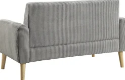OTTO home 2-Sitzer »Moby« mit Federkern, kleiner Tasche und in modernem Cordbezug