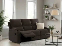 OTTO home 3-Sitzer »NAPORI Microfaser, Multimediasofa, Kinosessel XXL« Kinosofa mit 2 x Relaxfunktion und Getränkehalter