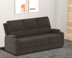 OTTO home 3-Sitzer »NAPORI Microfaser, Multimediasofa, Kinosessel XXL« Kinosofa mit 2 x Relaxfunktion und Getränkehalter