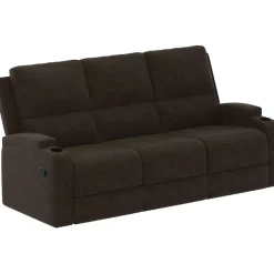 OTTO home 3-Sitzer »NAPORI Microfaser, Multimediasofa, Kinosessel XXL« Kinosofa mit 2 x Relaxfunktion und Getränkehalter
