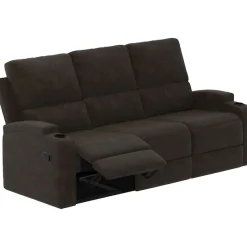 OTTO home 3-Sitzer »NAPORI Microfaser, Multimediasofa, Kinosessel XXL« Kinosofa mit 2 x Relaxfunktion und Getränkehalter