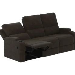 OTTO home 3-Sitzer »NAPORI Microfaser, Multimediasofa, Kinosessel XXL« Kinosofa mit 2 x Relaxfunktion und Getränkehalter