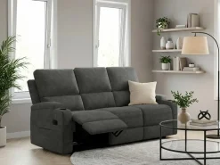 OTTO home 3-Sitzer »NAPORI Struktur, Multimediasofa, Kinosessel XXL« Kinosofa mit 2 x Relaxfunktion und Getränkehalter
