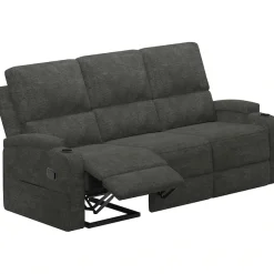 OTTO home 3-Sitzer »NAPORI Struktur, Multimediasofa, Kinosessel XXL« Kinosofa mit 2 x Relaxfunktion und Getränkehalter