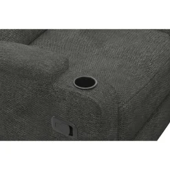 OTTO home 3-Sitzer »NAPORI Struktur, Multimediasofa, Kinosessel XXL« Kinosofa mit 2 x Relaxfunktion und Getränkehalter